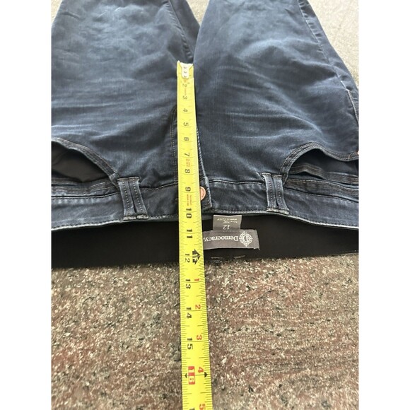 Democracy "Ab"solution Ab Technology Dark Wash tampered  Leg Jeans Womens 12 - Picture 8 of 11